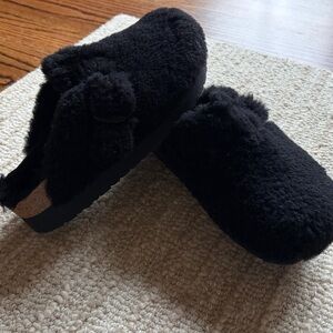 Birkenstock Papillio platform Black Big Buckle
 SIZE 39/ worn 3x inside only